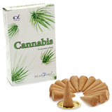 Vonné kužely Cannabis, balení 15 kusů s držákem