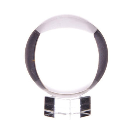 Bola de Cristal com Suporte 80mm Vidro Óptico