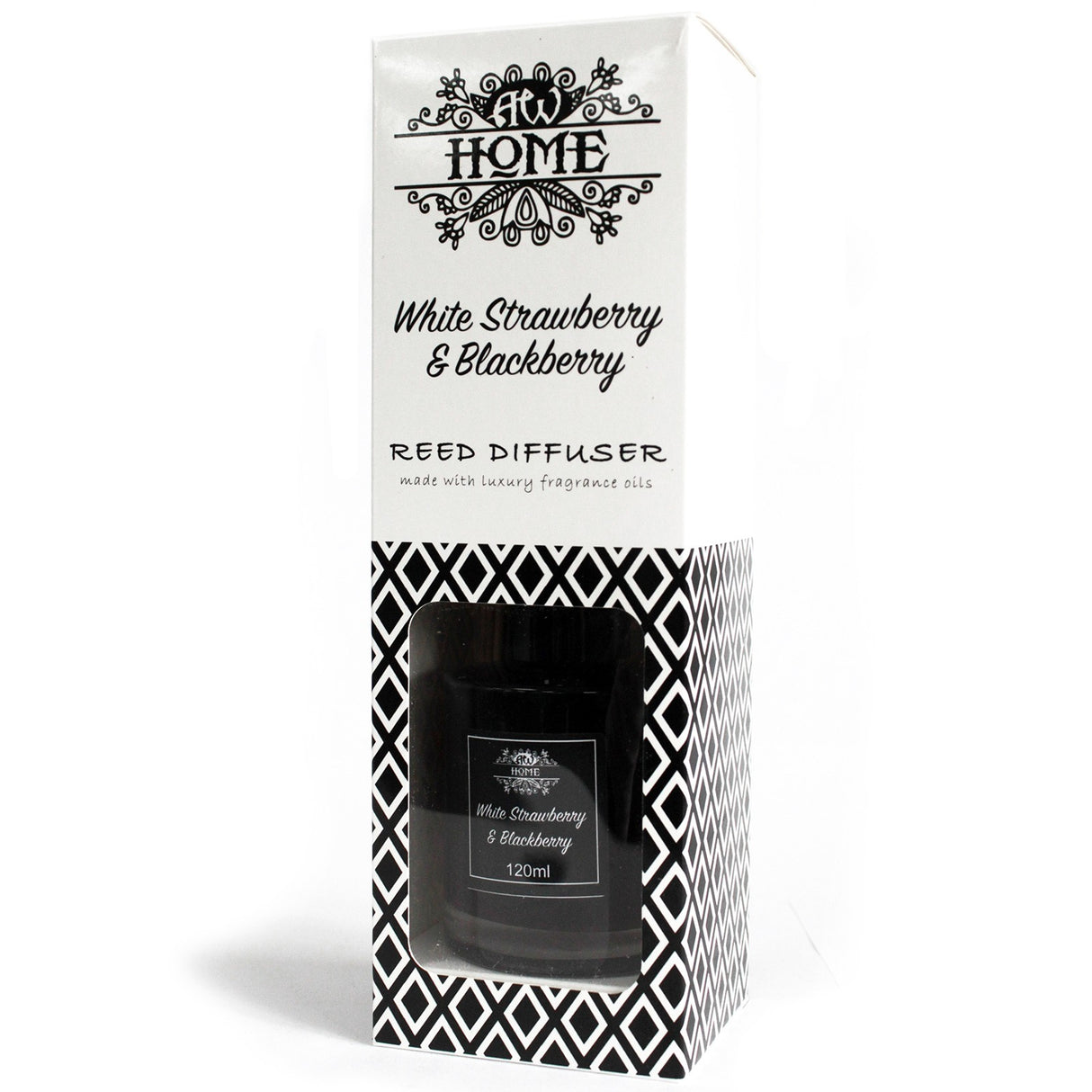 Reed Diffuser - White Strawberry & Blackberry 120ml - SHAMTAM.COM