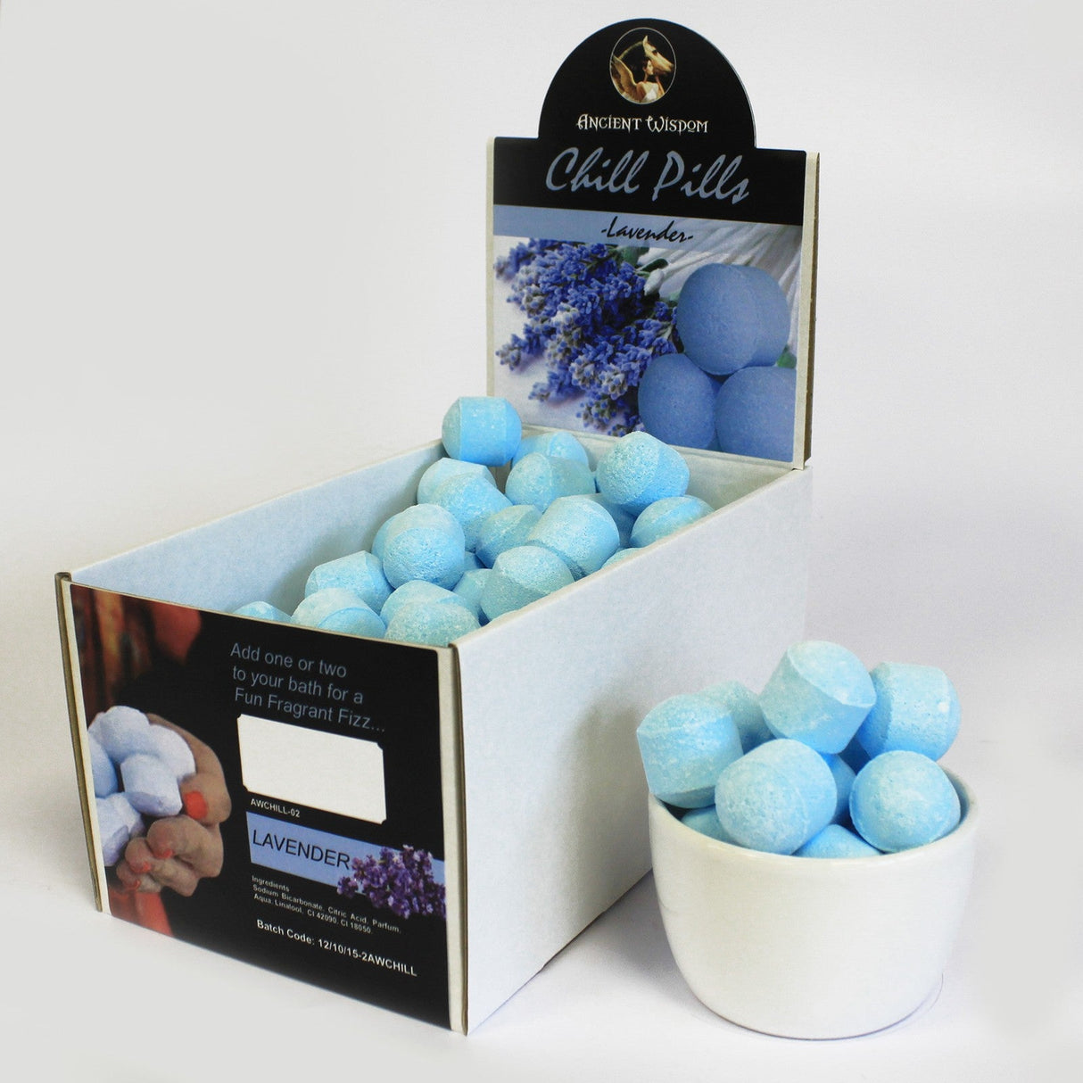 Bath Bombs - Lavender - 1.3 Kg Box - SHAMTAM.COM