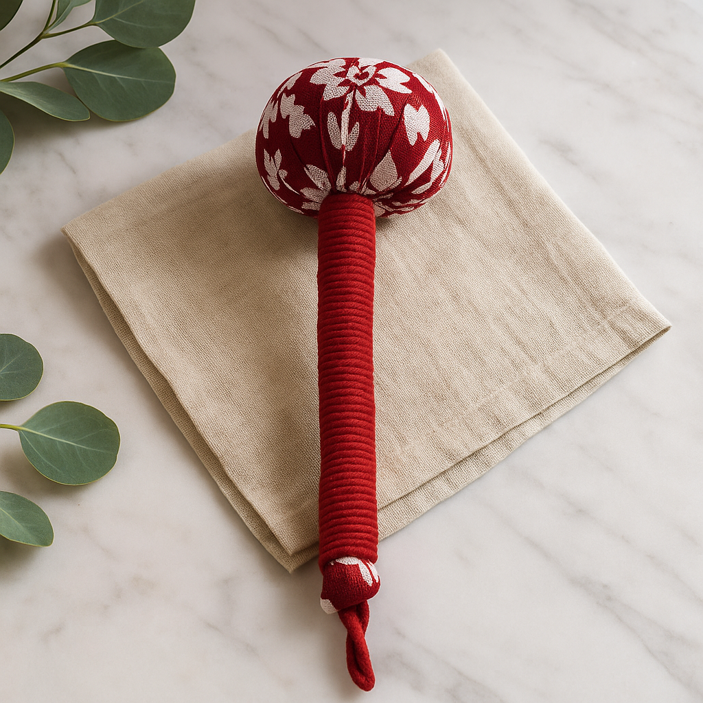 Wormwood Moxa Tapping Massage Hammer - Red