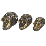 Brass Skull Vintage Medium