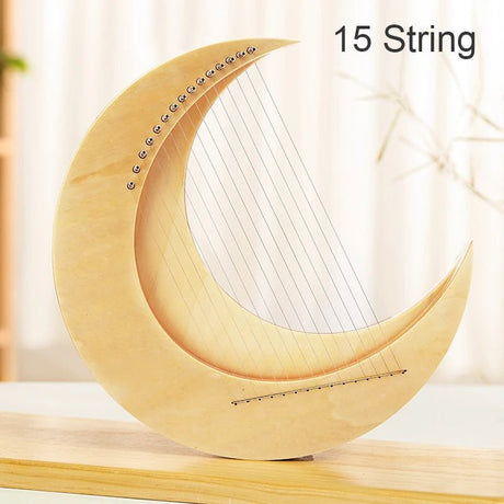 15 Strings Moon Lyre Harp - SHAMTAM