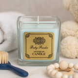 Соева свещ в буркан, бебешка пудра