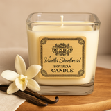 Sójová vosková sviečka v skle - Vanilkový sušienka