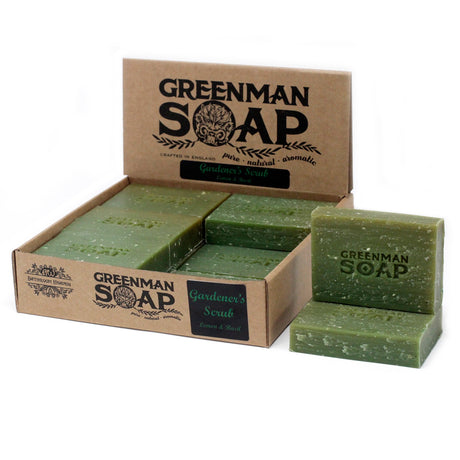 Săpun exfoliant pentru grădinari Lămâie Busuioc 100g