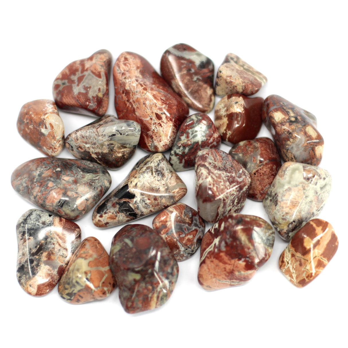 Cristais de Jaspe Brechado, Jaspe Claro Africano