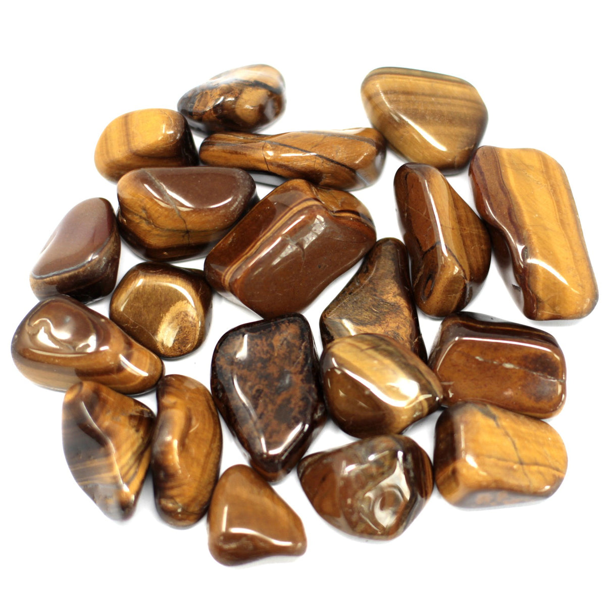 Tiger's Eye Kristaller Gyllene Afrikansk Ädelsten