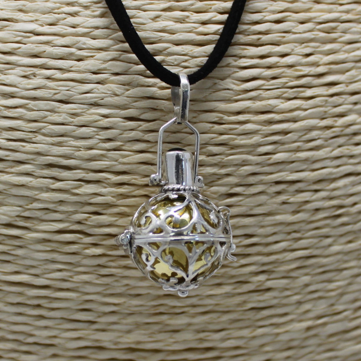 Pendentif Cloche d'Ange Argent Sterling 18mm Nuit