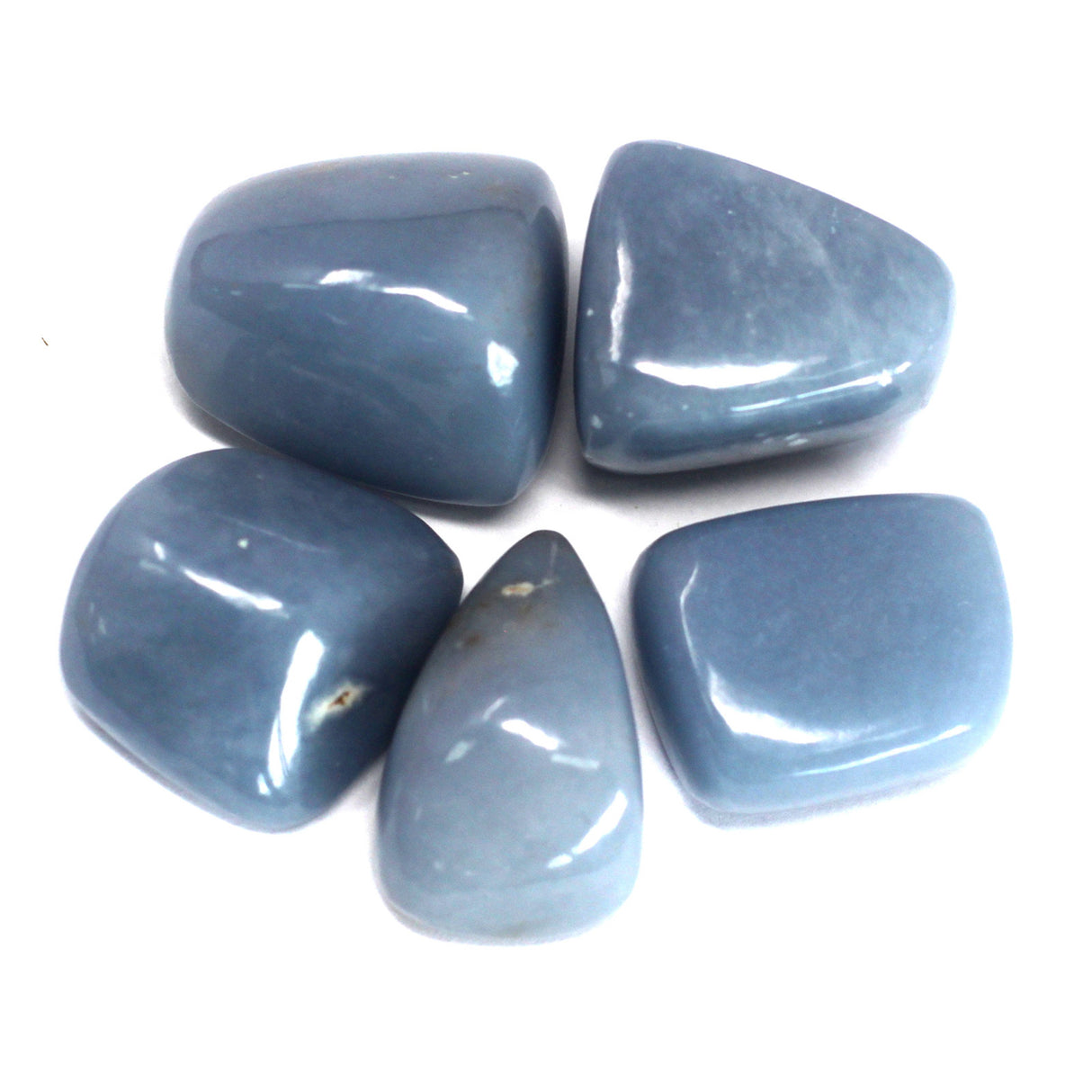 Pedras Roladas de Angelite, Conjunto de 4