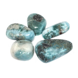 Pietre levigate di Larimar, 4 pezzi