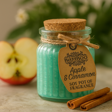Apple Cinnamon Soy Wax Jar Candles 2 Pack