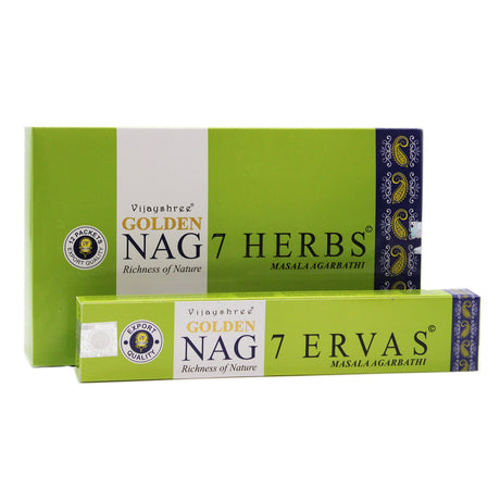 Seven Herbs Incense - Golden Nag 15g - SHAMTAM.COM