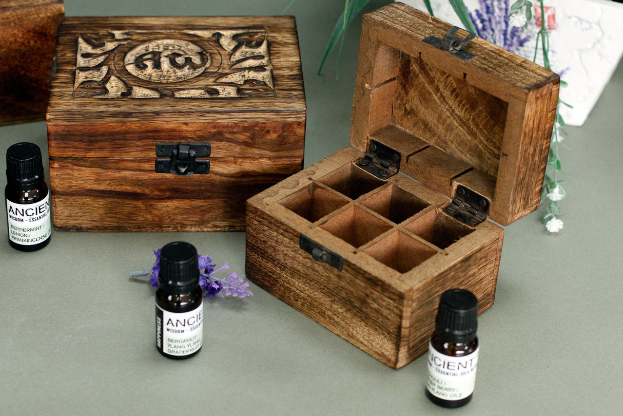 Essential Oils Box - Mango 6 Slots - SHAMTAM.COM