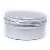 Okrągłe pudełko aluminiowe z zakrętką - 70 × 35 mm