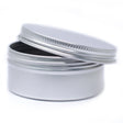 Okrągłe pudełko aluminiowe z zakrętką - 70 × 35 mm