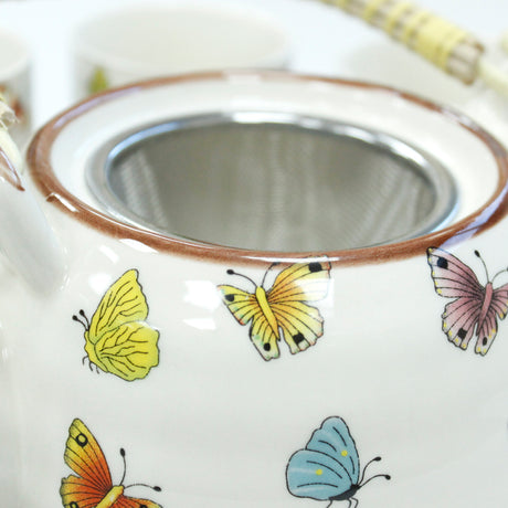 Conjunto de Bule com Borboletas