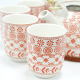 Teapot Set, Amber