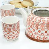 Teapot Set, Amber