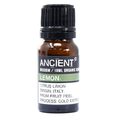 Huile essentielle de citron biologique pressée à froid 10ml