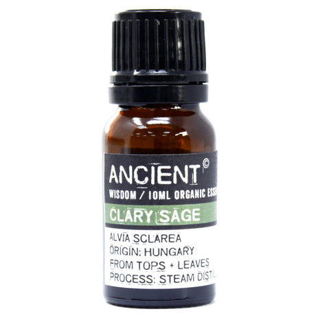 Óleo Essencial de Sálvia Esclareia Biológico Destilado a Vapor 10ml