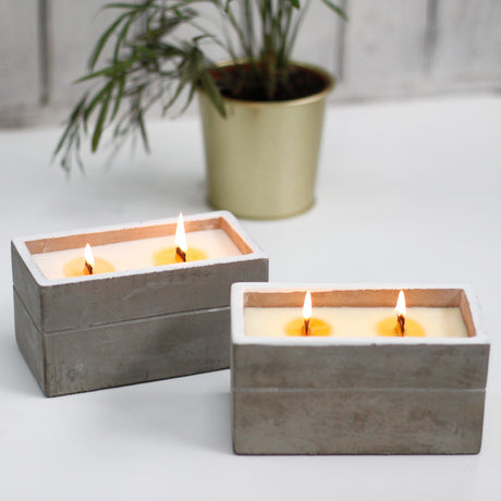 Scented Candle Spiced South Sea Lime Wooden Wick
