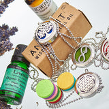 Tampons de recharge pour collier diffuseur d'aromathérapie 20mm, paquet de 10