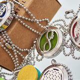 Tampons de recharge pour collier diffuseur d'aromathérapie 20mm, paquet de 10