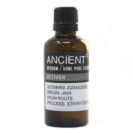 Vetiver Essential Oil Steam Distilled 50ml