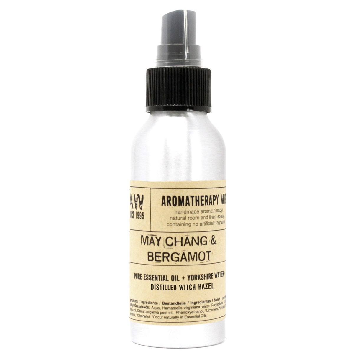 Essential Oil Spray - May Chang & Bergamot 100ml - SHAMTAM.COM