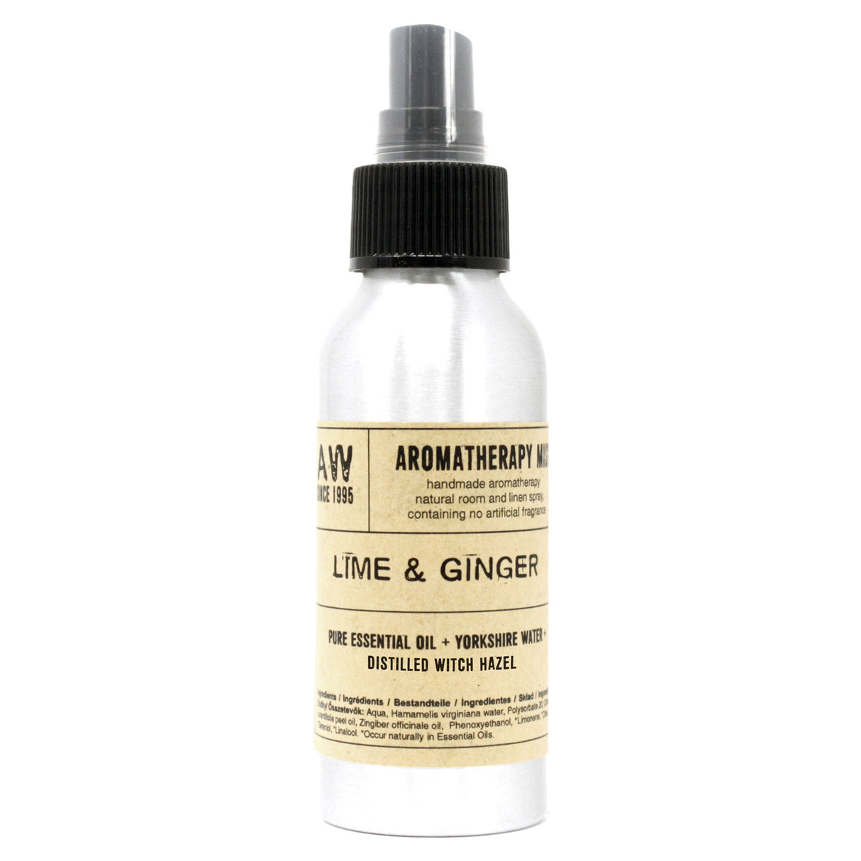 Essential Oil Spray - Lime & Ginger 100ml - SHAMTAM.COM