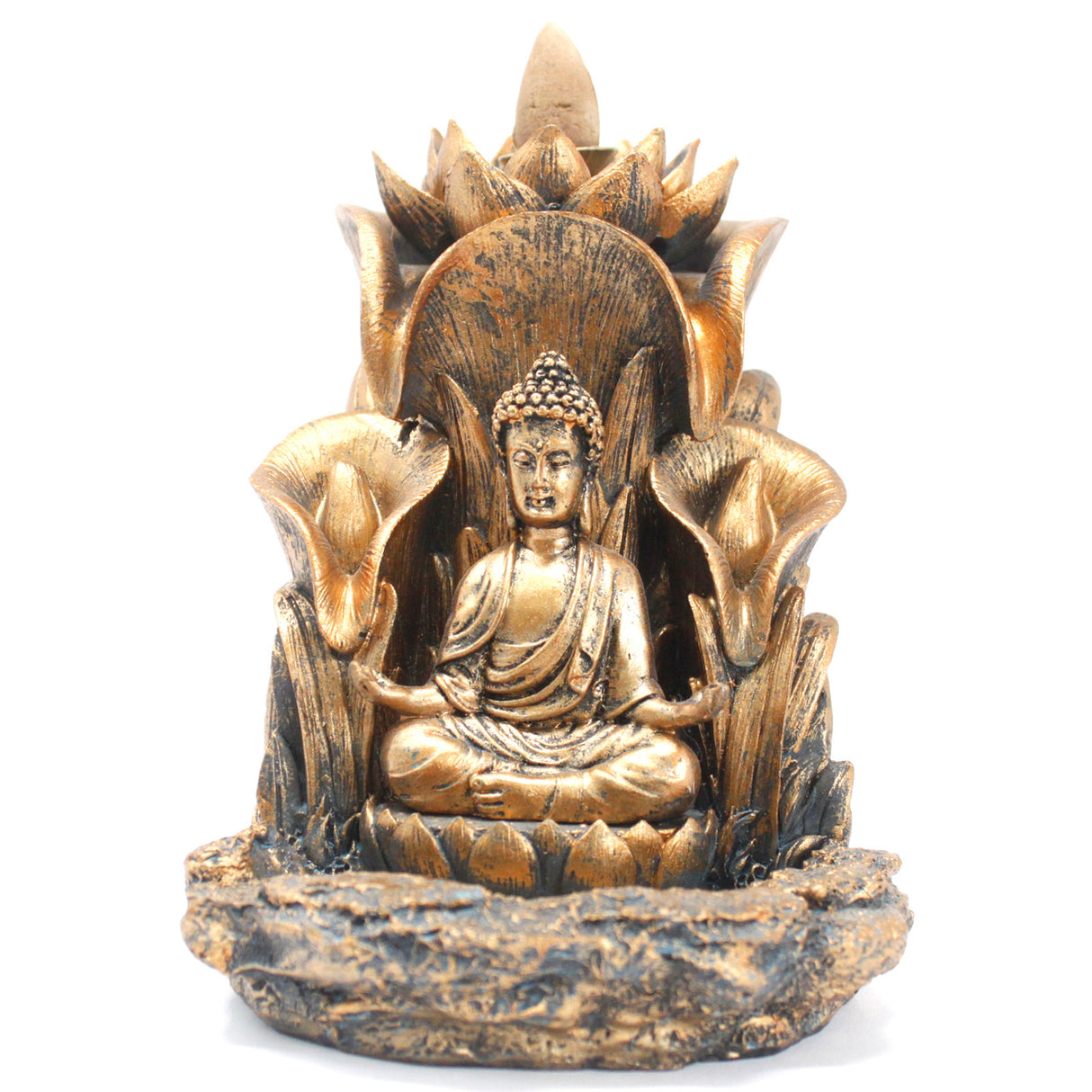 Takaisinvirtaus suitsukkeen poltin Buddha