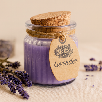 Lavendel Sojavoks Krukke Lys 2-Pak
