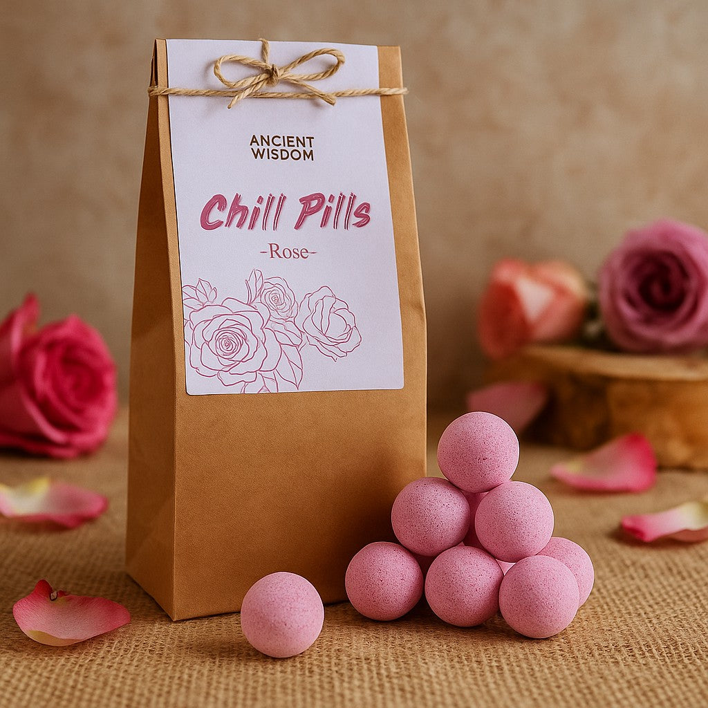 Bath Bombs Gift Set Rose 350g