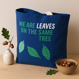 Geantă de pânză albastră - We Are Leaves