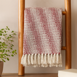 Manta Boho 125x150cm - Rubí Bicolor