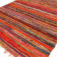 Rag Rug - Orange 152 x 90cm - SHAMTAM.COM