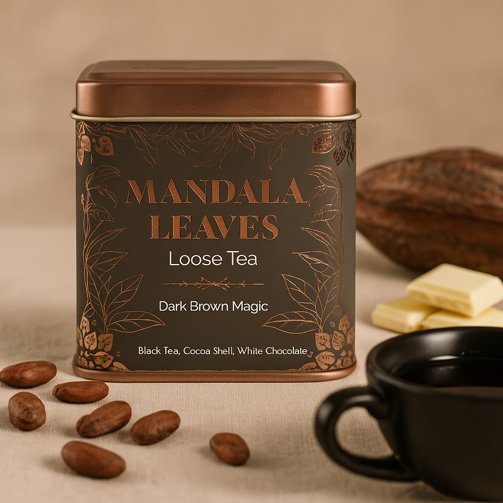 Czarna herbata liściasta czekoladowo-kakaowo-migdałowa 50g