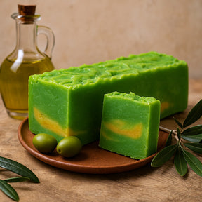 Olive Oil Soap Loaf With Jojoba