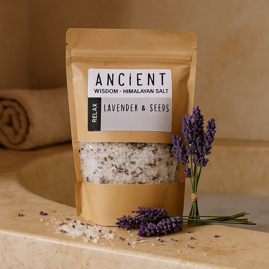 Himalajske kupke soli lavanda 500g