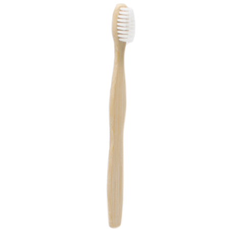 Brosse à Dents Bambou Lot de 4 Blanc Medium Souple