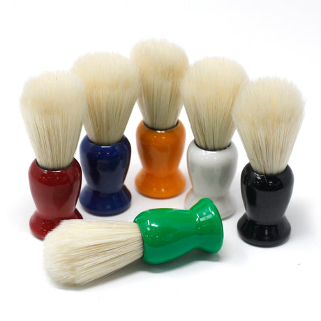 Juego de brochas de afeitar Old-Fashioned, colores surtidos, paquete de 6