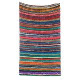 Covor din cârpe natural lucrat manual 155 x 90cm