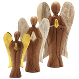 Wooden Angel Figurine Friendship