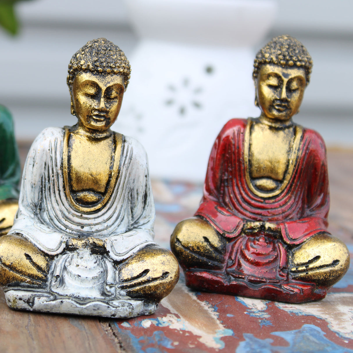 Buda Heykelleri Altın Mini 6'lı Set