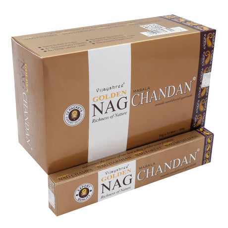 Chandan Incense - Golden Nag 15g - SHAMTAM.COM