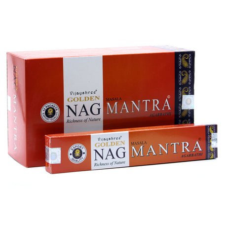 Mantra Incense - Golden Nag 15g - SHAMTAM.COM