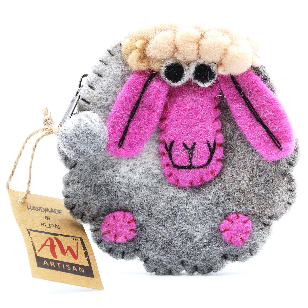 Zip Pouch (asst) - Happy Sheep