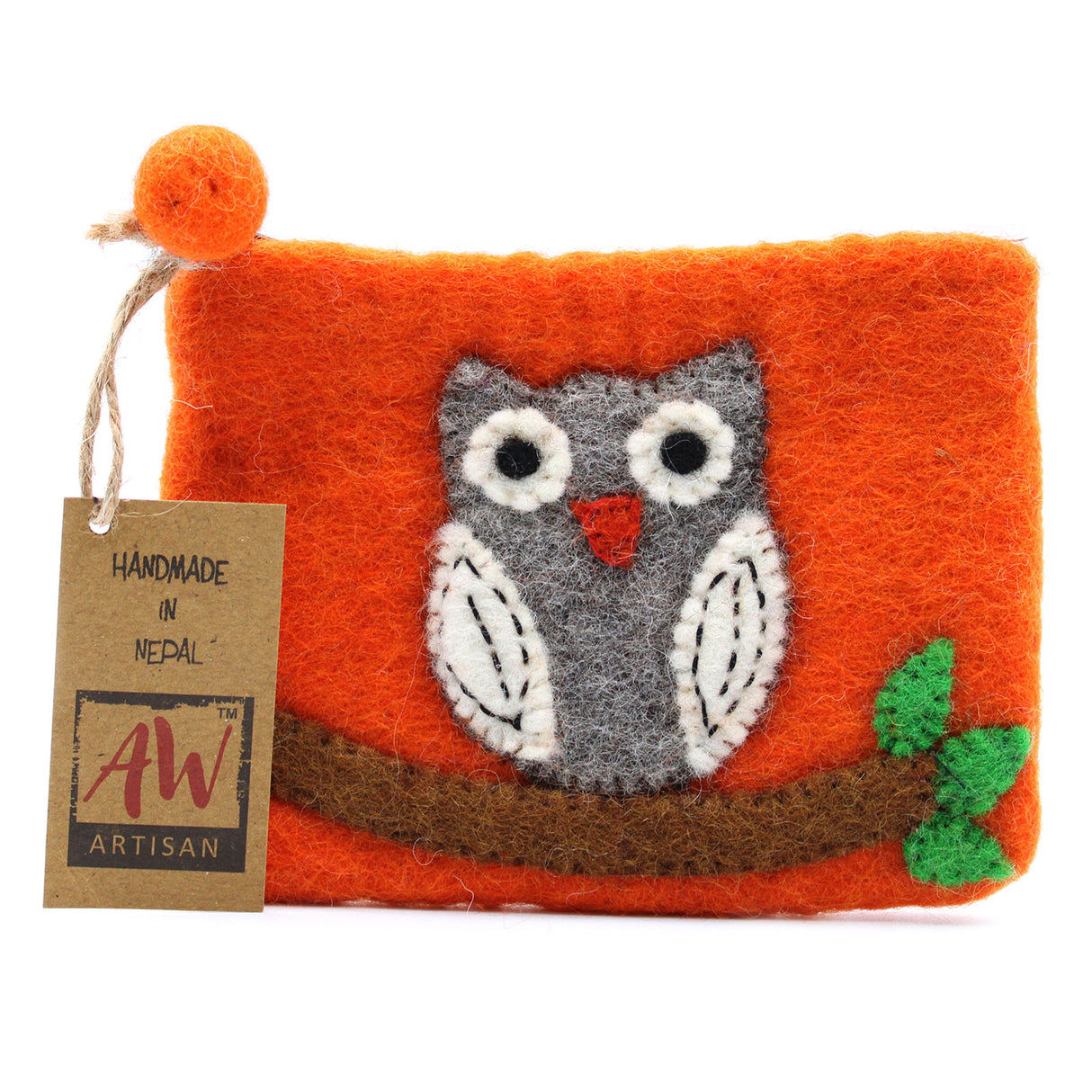 Zip Pouch (asst) - Owl on Branch