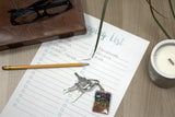 Porte-clés Orgonite Avec Tourmaline